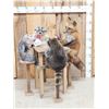 Image 1 : 4 Critters Playing Poker Taxidermy Mount
