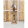 Image 1 : Sassafras Wood Rustic Floor Lamp