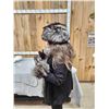 Image 2 : Silver Fox Fur Hat Collar & Mittens