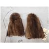 Image 3 : Pair Of Muskrat Fur Mittens