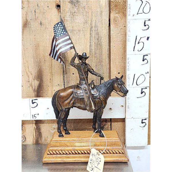 C.R. Morrison Bronze Sculpture "The Patriot "