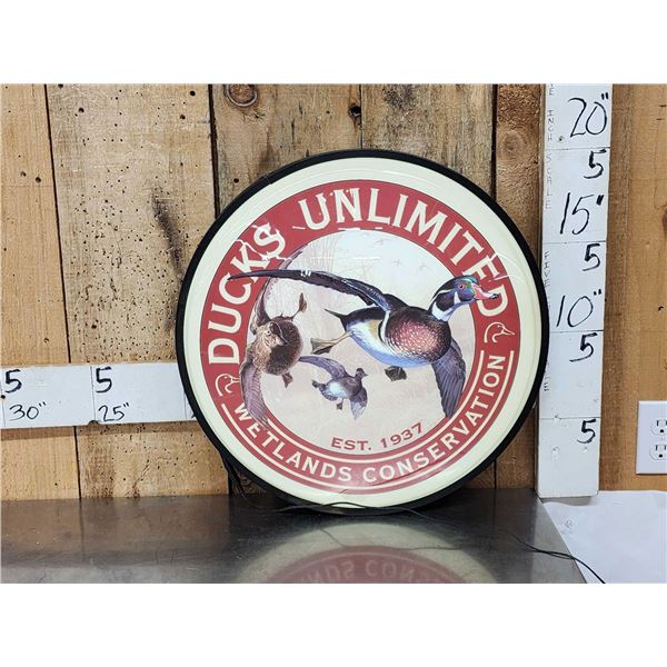 Ducks Unlimited Lighted Sign