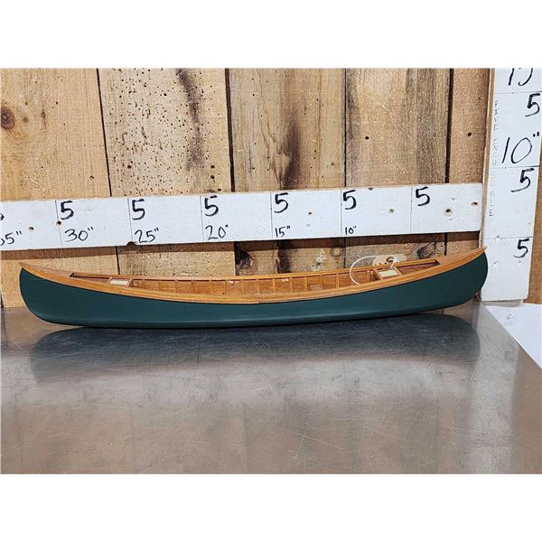 Miniature Cedar Strip Canoe