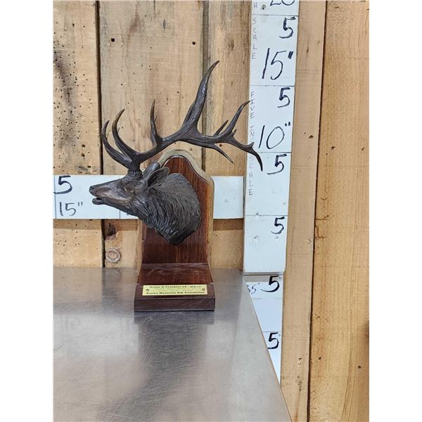 Dennis Jones Bronze Elk Sculpture Boone & Crockett #3