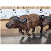 Image 4 : Authentic African Hand Carved 5 Cape Buffalo
