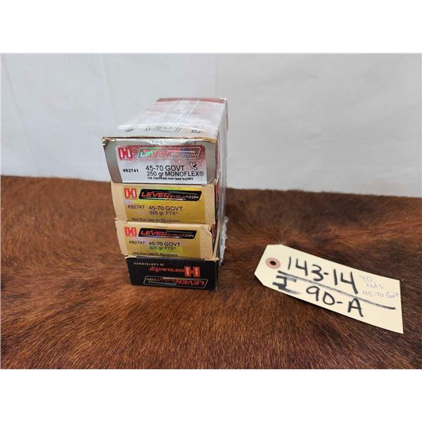 80 Rounds Of 45-70 Govt Ammunition