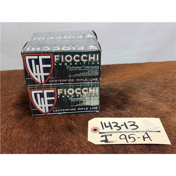 200 Rounds Of Fiocchi .223 Ammunition