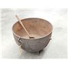 Image 1 : Antique Cast Iron Scalding Kettle & Ladle