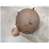 Image 5 : Antique Cast Iron Scalding Kettle & Ladle