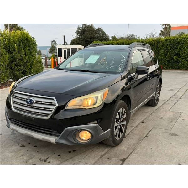 SUBA OUTBACK 2016 O/S-T SMOG-2 DAYS