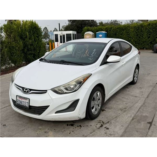 HYUN ELANTRA 2016 APP/DUP-T/EXP-ONLY