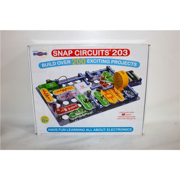 NEW SNAP CIRCUITS 203 PROJECT BUILDER