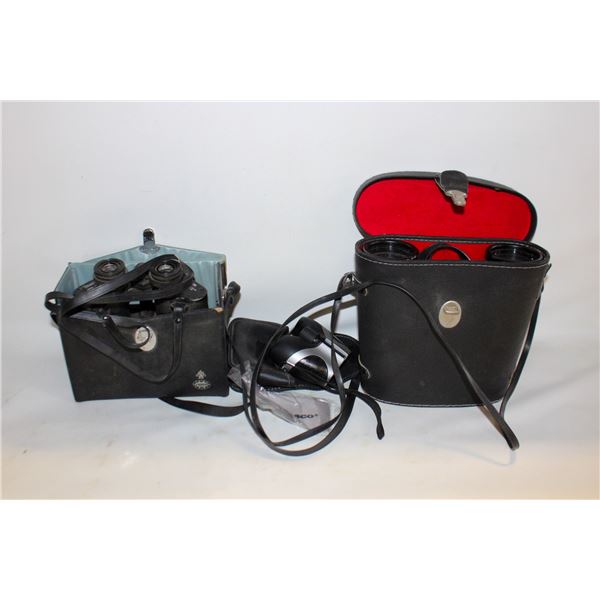 LOT OF BINOCULARS TASCO BUSHNELL SKYLINE