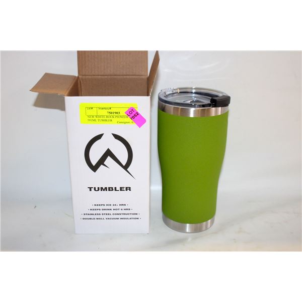 NEW WHITE ROCK PIONEER 20oz / 591ML TUMBLER
