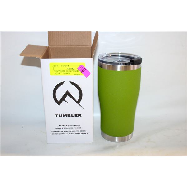 NEW WHITE ROCK PIONEER 20oz / 591ML TUMBLER