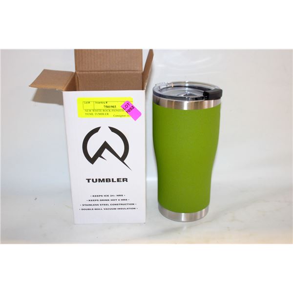 NEW WHITE ROCK PIONEER 20oz / 591ML TUMBLER
