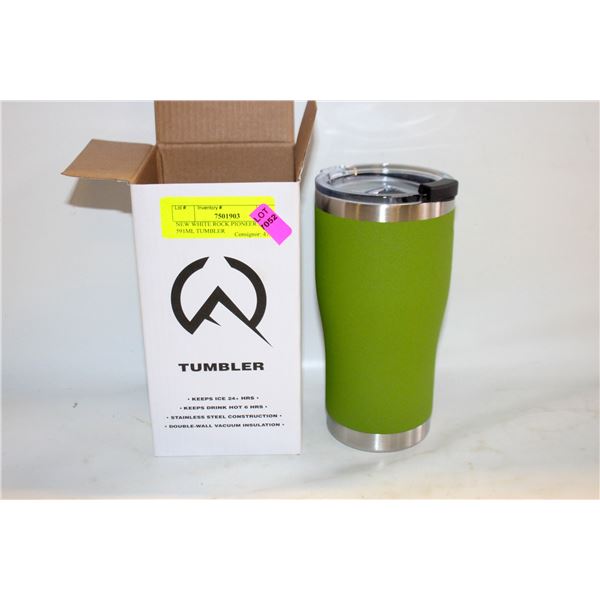 NEW WHITE ROCK PIONEER 20oz / 591ML TUMBLER