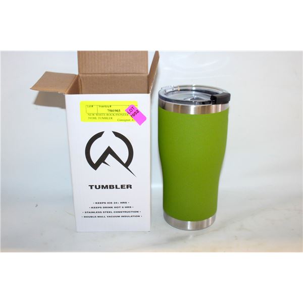 NEW WHITE ROCK PIONEER 20oz / 591ML TUMBLER