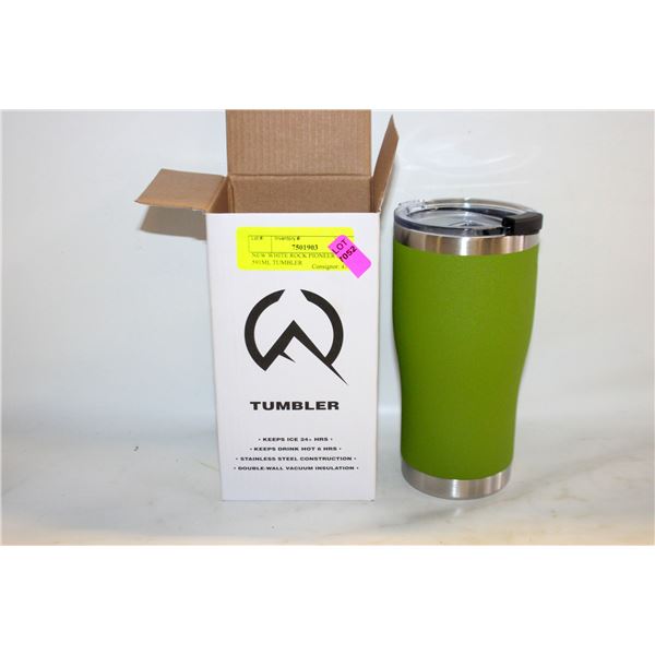 NEW WHITE ROCK PIONEER 20oz / 591ML TUMBLER