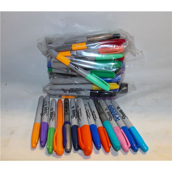 LARGE LOT OF PERMANENT MARKERS ALL TESTED