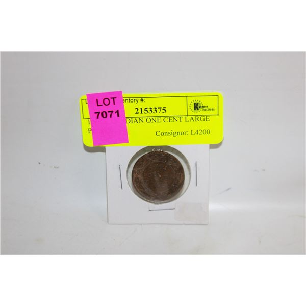 1919 CANADIAN ONE CENT LARGE PENNY
