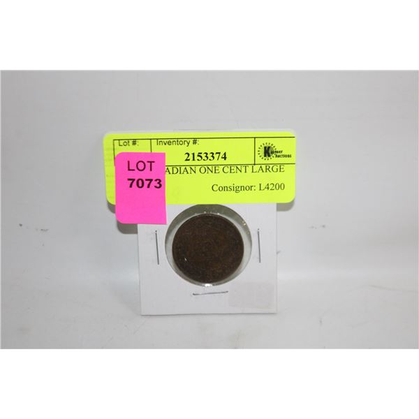 1919 CANADIAN ONE CENT LARGE PENNY