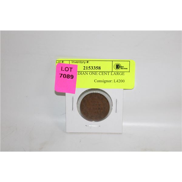 1911 CANADIAN ONE CENT LARGE PENNY