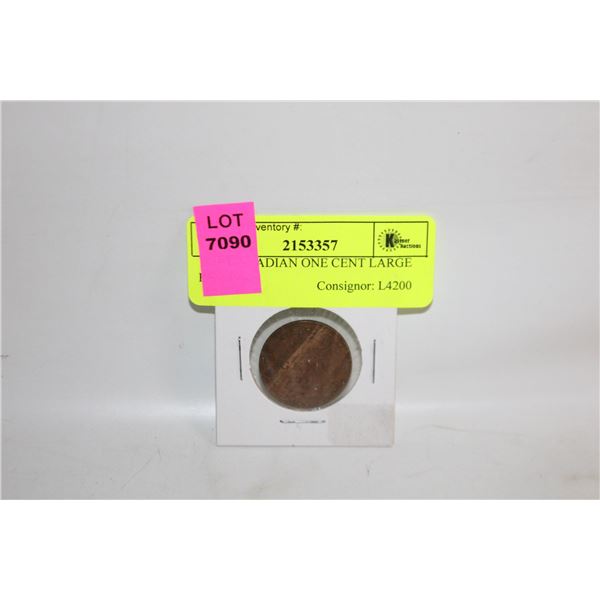 1910 CANADIAN ONE CENT LARGE PENNY