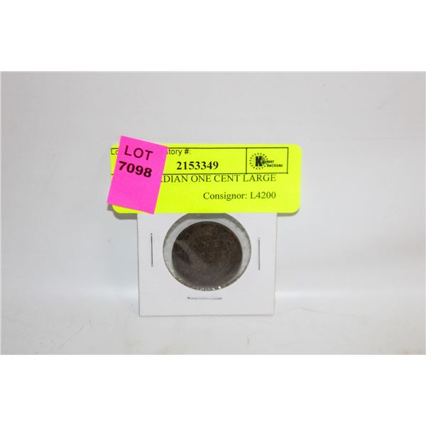 1902 CANADIAN ONE CENT LARGE PENNY