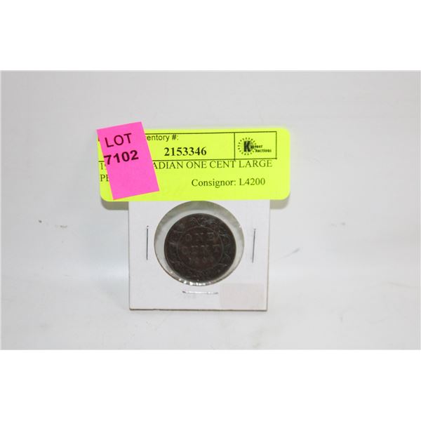 1900H CANADIAN ONE CENT LARGE PENNY