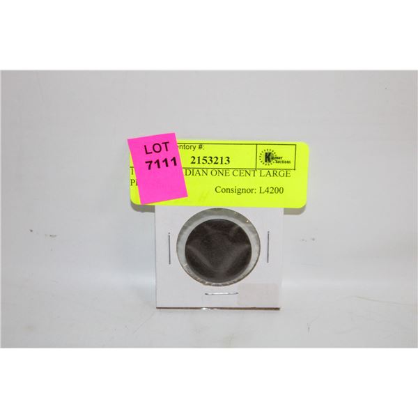 1882H CANADIAN ONE CENT LARGE PENNY