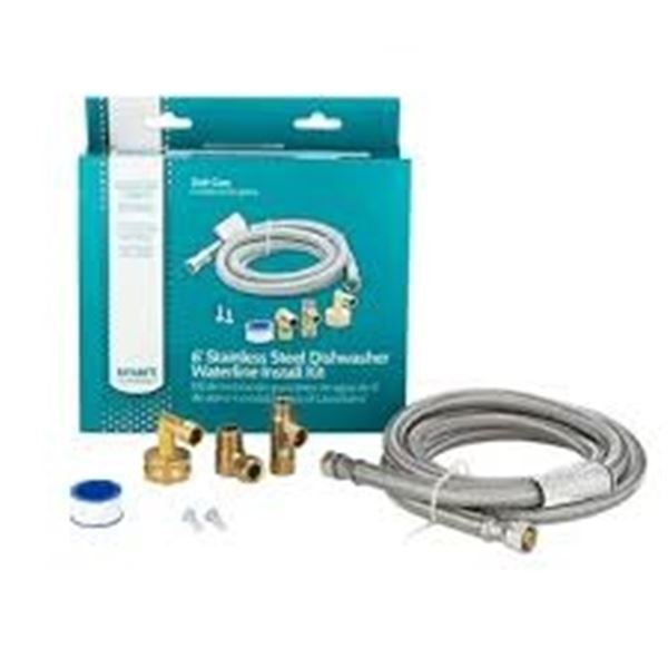 NEW DISHWASHER WATERLINE INSTALL KIT 6"