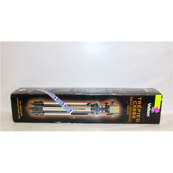 VELBON CX686 HEAVY DUTY PRO TRIPOD NEW W BOX