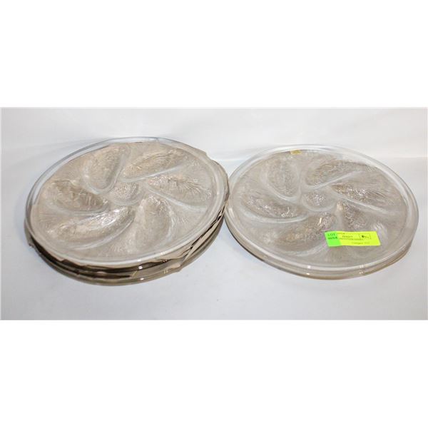 SET OF CLAM/OYSTER DISHES