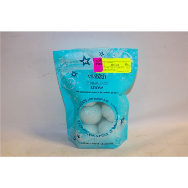 NEW VITABATH WITH EPSOM SALT TWINKLING SNOW