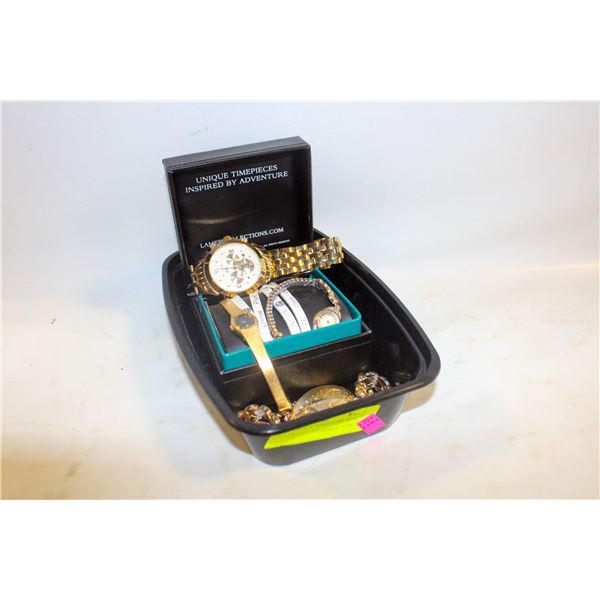 TRAY OF ESTATE JEWELLERY BOX CONTENTS