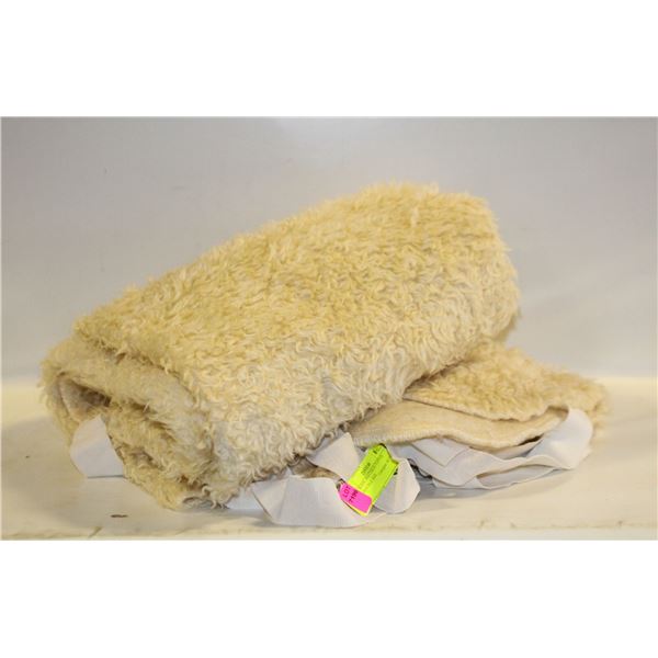 100% WOOL MATTRESS TOPPER FULL DOUBLE SIZE