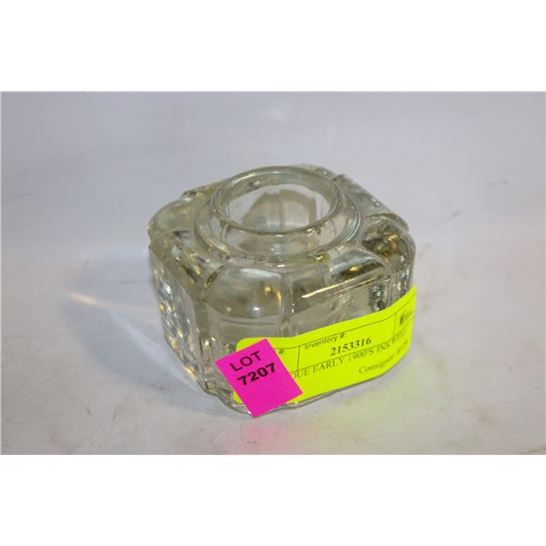 ANTIQUE EARLY 1900'S INKWELL