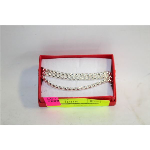 NEW BOX CHAIN NECKLACE 10”