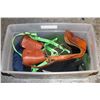 Image 1 : BIN OF HORSE ITEMS INCL BLANKETS BITS HALTER