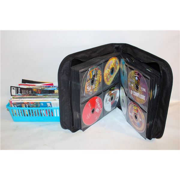 128 VIDEO GAMES IN CASE WITH MANUALS INCLUDES