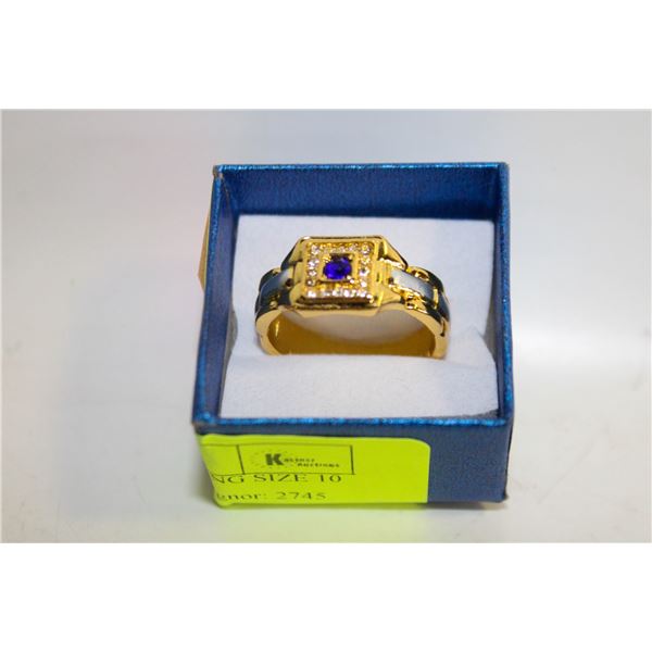 NEW SAPPHIRE STYLE RING SIZE 10