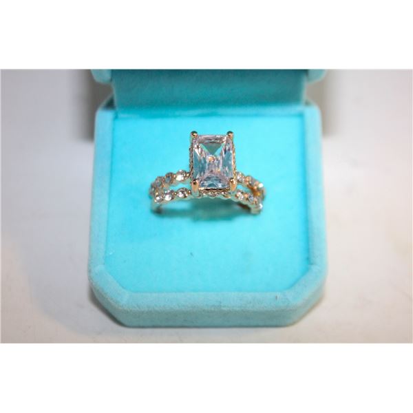 NEW 4PCS/SET RING SET SIZE 7