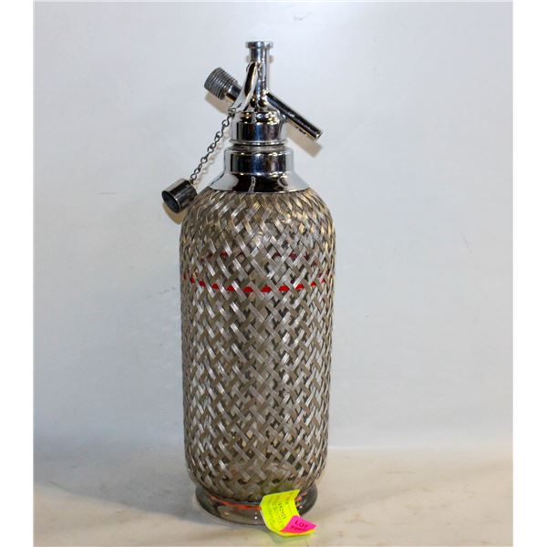 1930'S SELTZER BOTTLE SPARKLETS LTD MAKERS LONDON