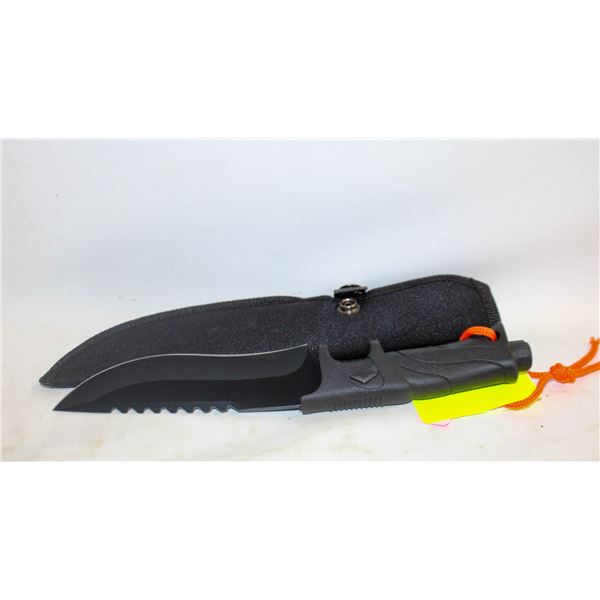 NEW TACTICAL BLACK STEEL SURVIVAL