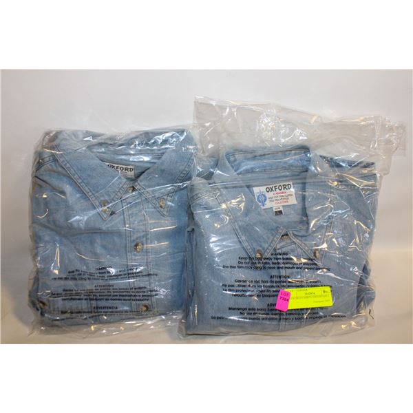 NEW MEN'S SHIRTS 2DENIM SIZE L