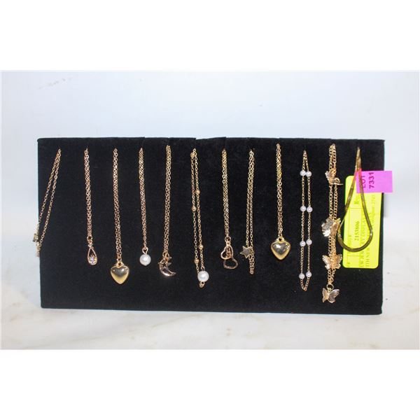 NEW JEWELRY DISPLAY STAND WITH NEW 12 NECKLACES
