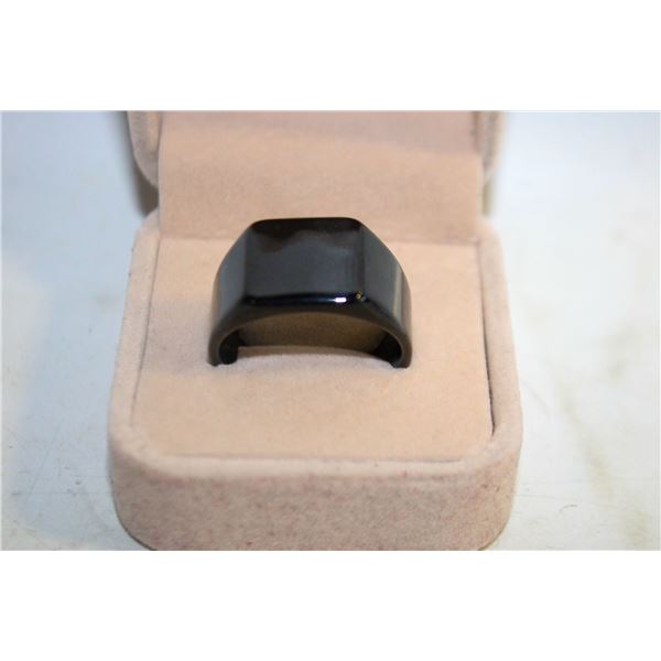 NEW MEN'S BLACK RING - SIZE 11