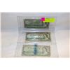 Image 1 : CANADA $1 BILL (3 QUANTITY VINTAGE)