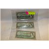 Image 1 : CANADA $1 BILL (3 QUANTITY VINTAGE)